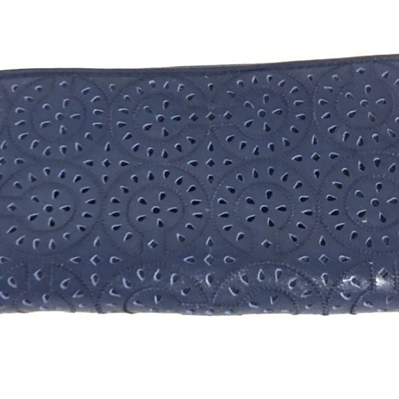 Coach navy blue leather wallet - Picture 3 of 8